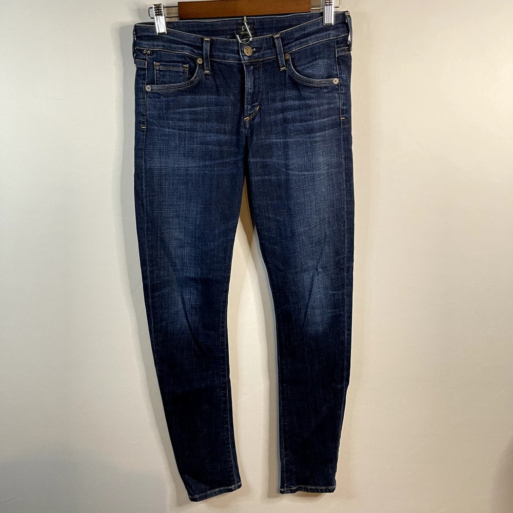 C of H Citizens of Humanity Arielle Midrise Skinny Jeans Dark Wash Size 26